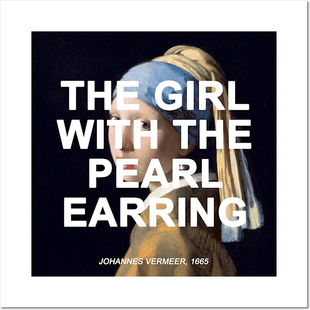 GIRL WITH A PEARL EARRING Wall Art by schiuma